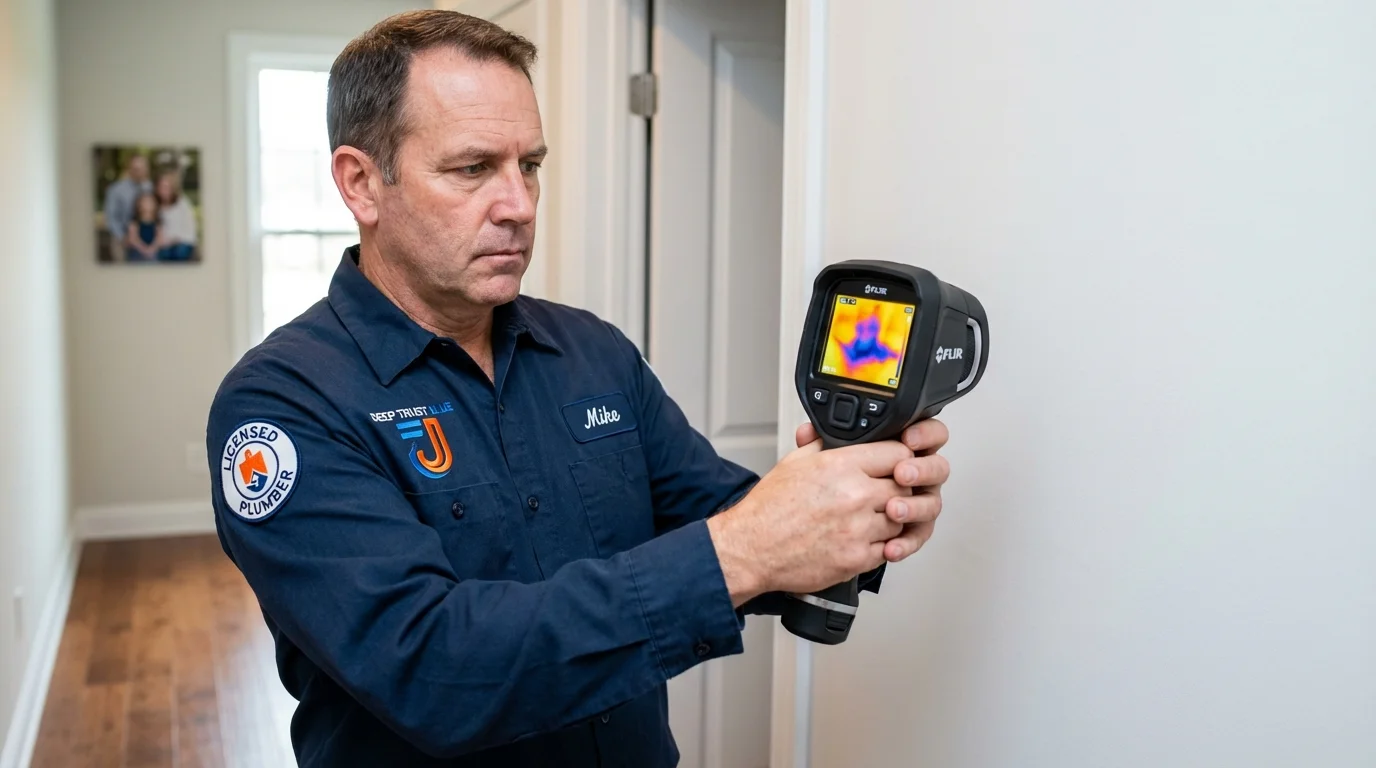 Thermal imaging leak detection by Johns Plumbing LLC in Boswell